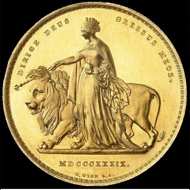 Victoria Una and Lion 1839