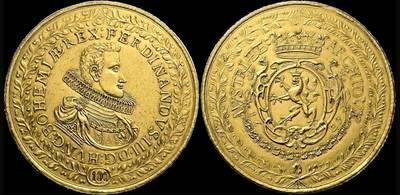 フェルディナンド3世 100ダカット金貨